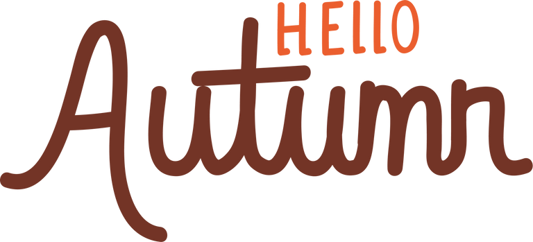 hello autumn lettering font
